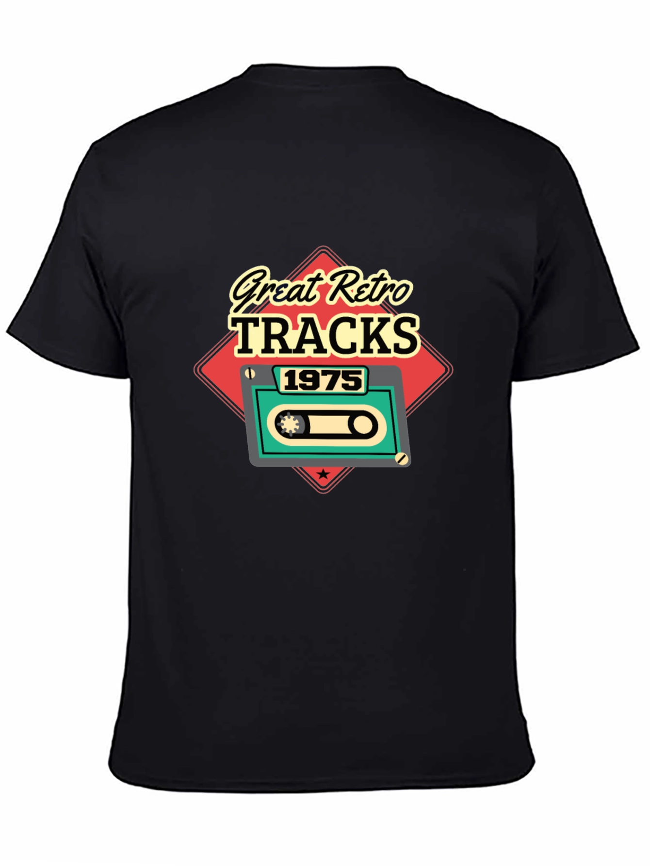 Great Retro Tracks 1975 Graphic T-Shirt