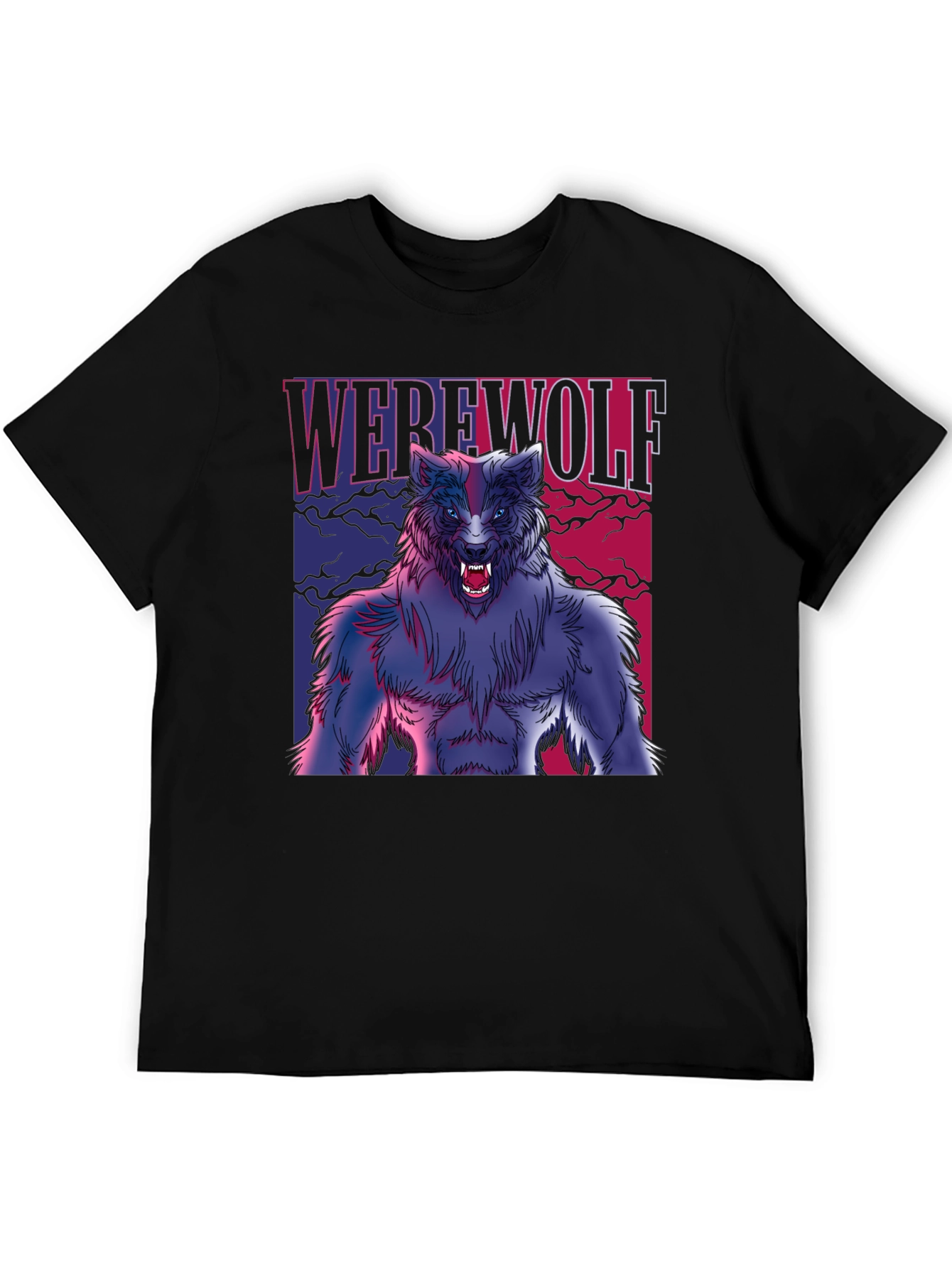 Werewolf Graphic T-Shirt - Horror Fan Apparel