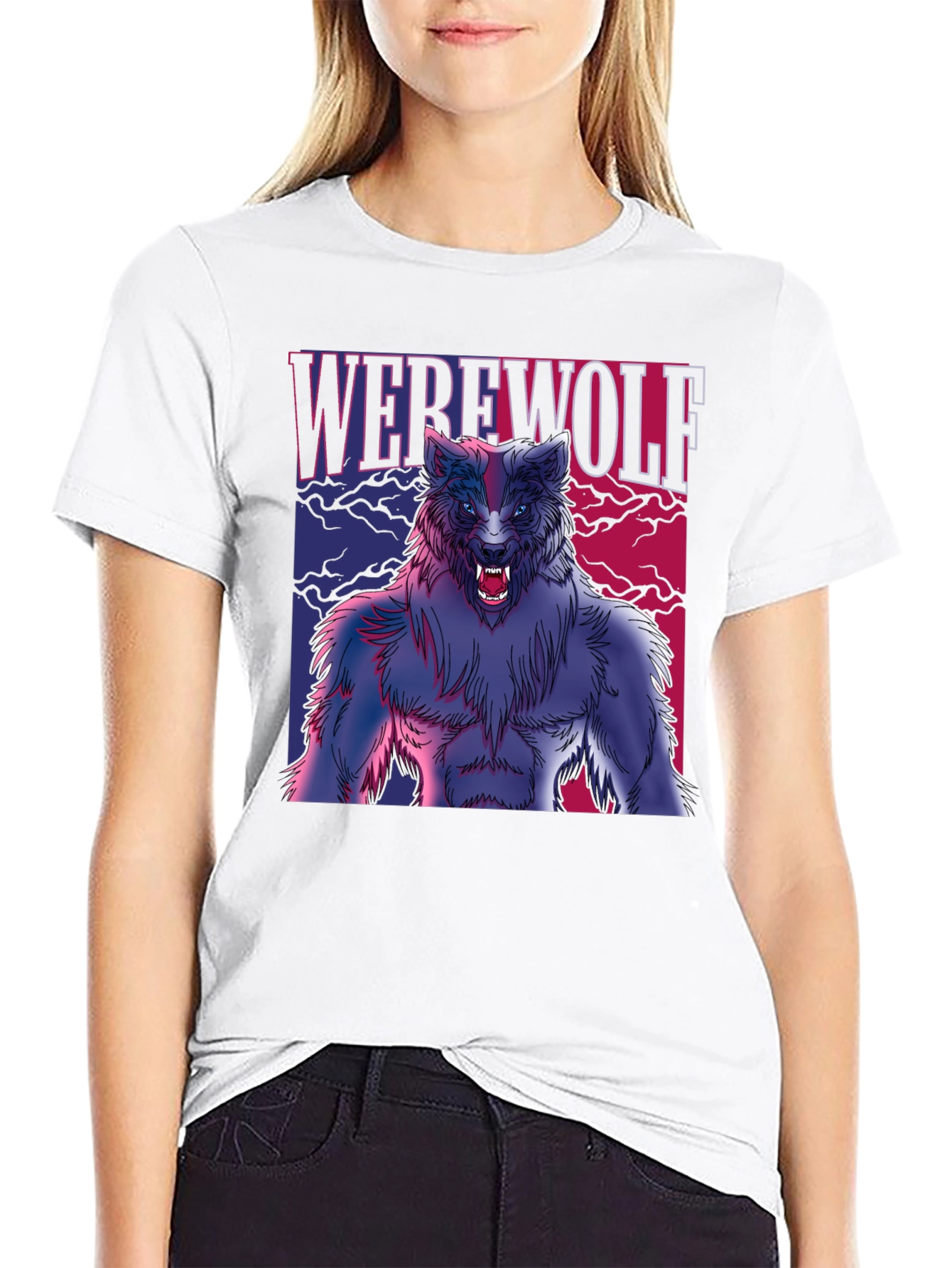 Werewolf Graphic T-Shirt - Horror Fan Apparel
