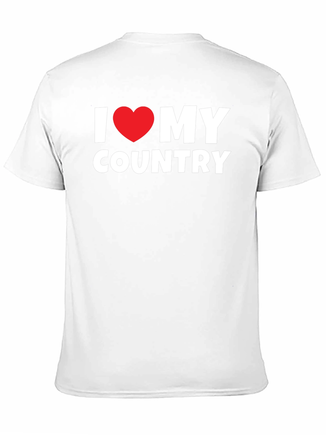 I Love My Country T-Shirt - Patriotic Pride