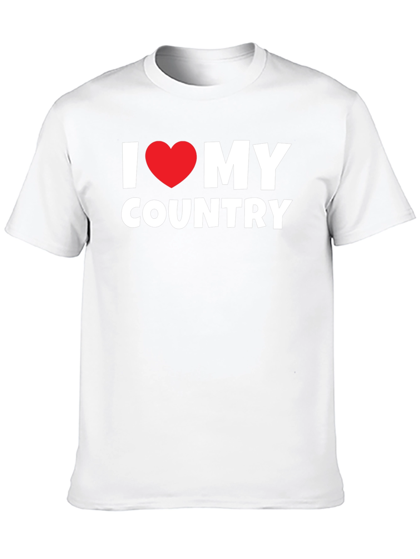 I Love My Country T-Shirt - Patriotic Pride