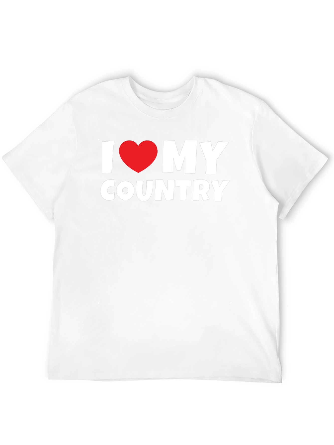 I Love My Country T-Shirt - Patriotic Pride