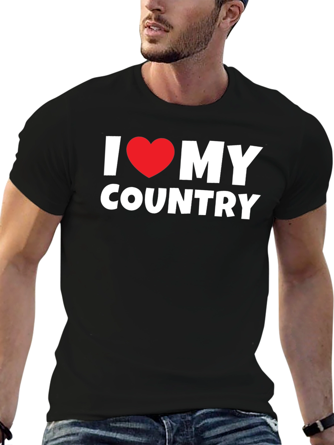 I Love My Country T-Shirt - Patriotic Pride