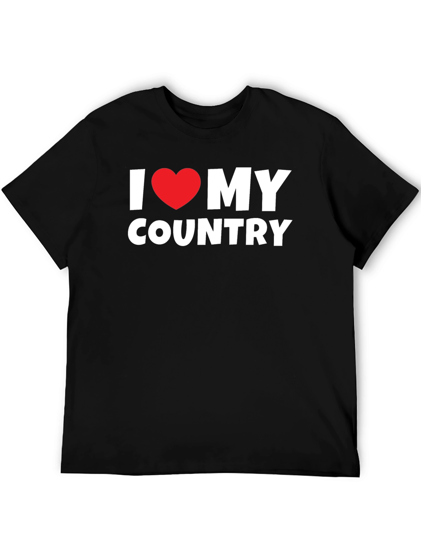 I Love My Country T-Shirt - Patriotic Pride