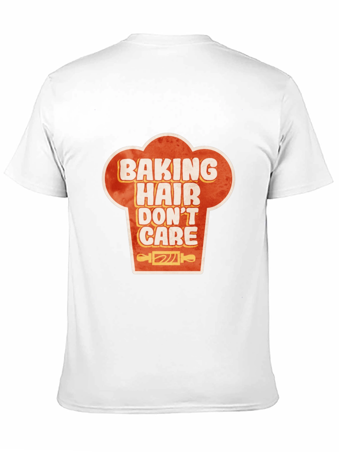 Baking Hair Dont Care Chef Hat Graphic T-Shirt