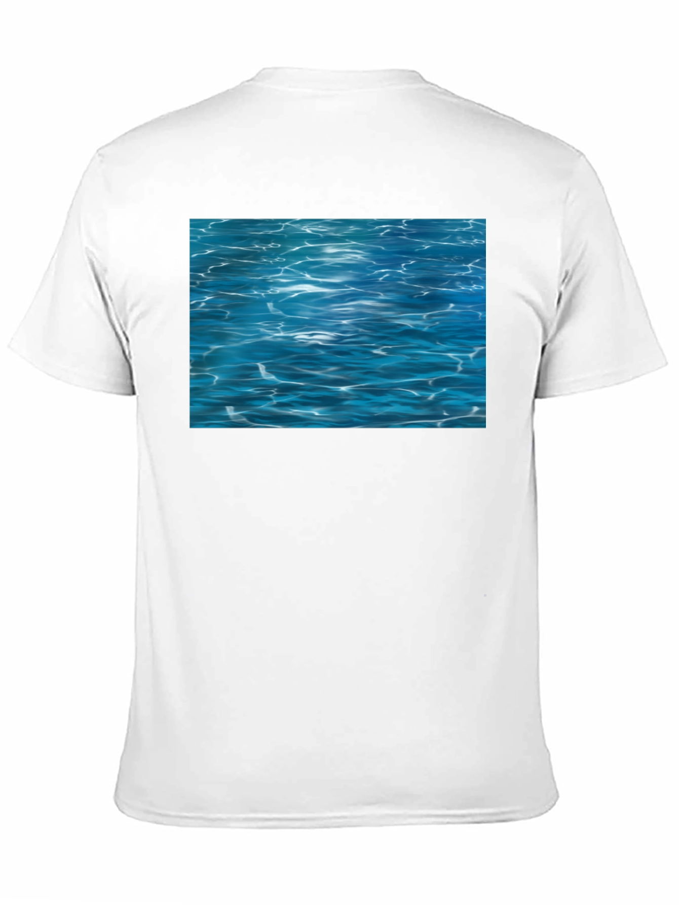 Ocean Ripples Graphic Black T-Shirt