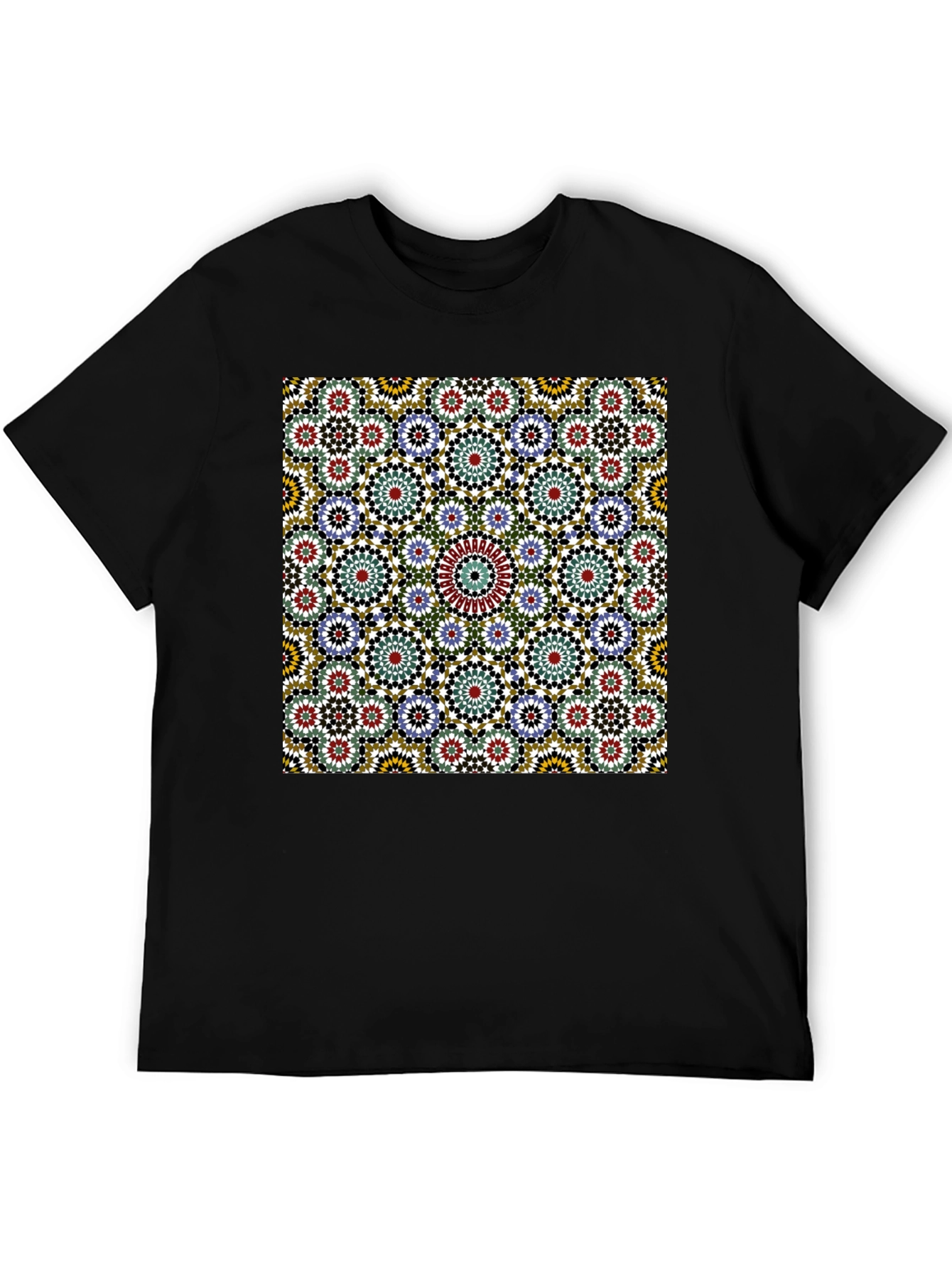 Geometric Pattern Tee - Stylish Casual Wear