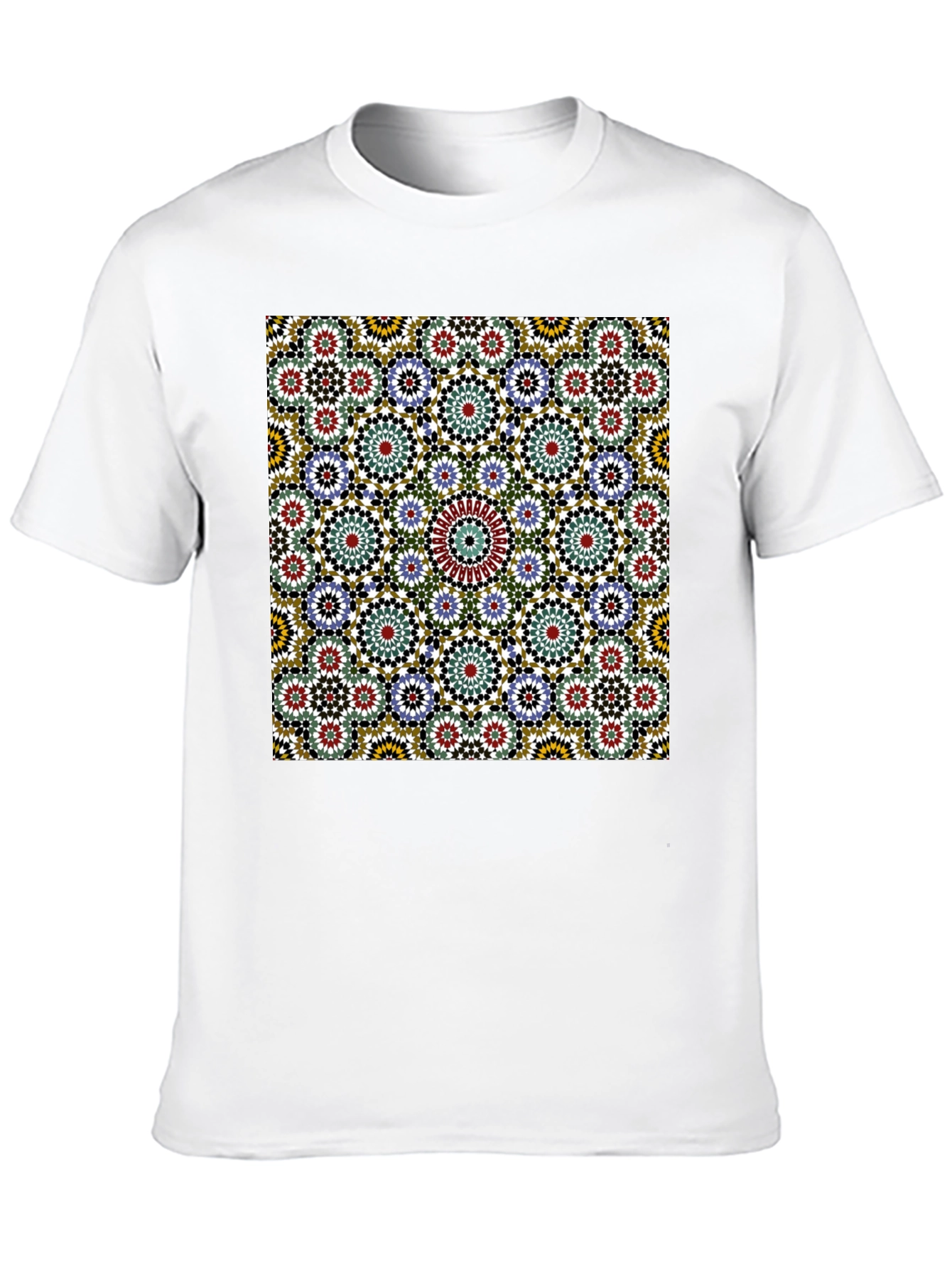 Geometric Pattern Tee - Stylish Casual Wear
