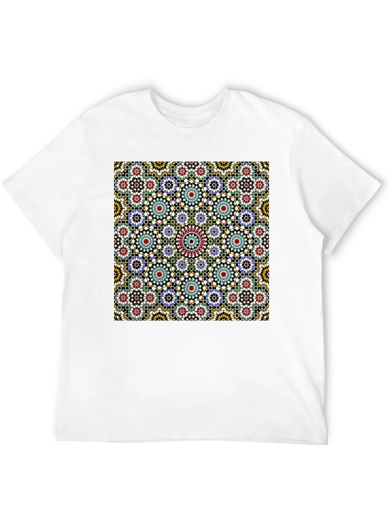 Geometric Pattern Tee - Stylish Casual Wear