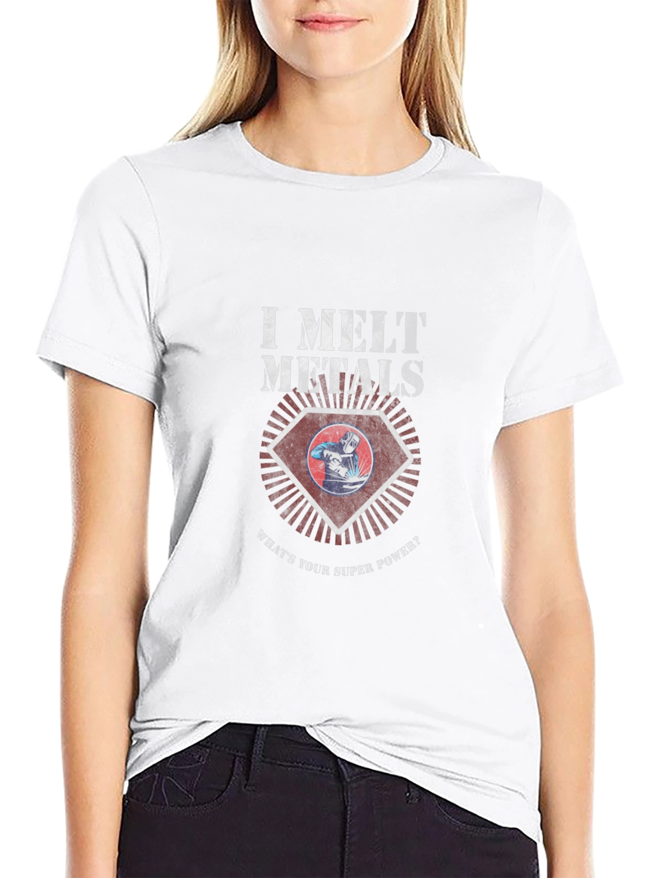 I Melt Metals Graphic T-Shirt - Welder Superpower Tee