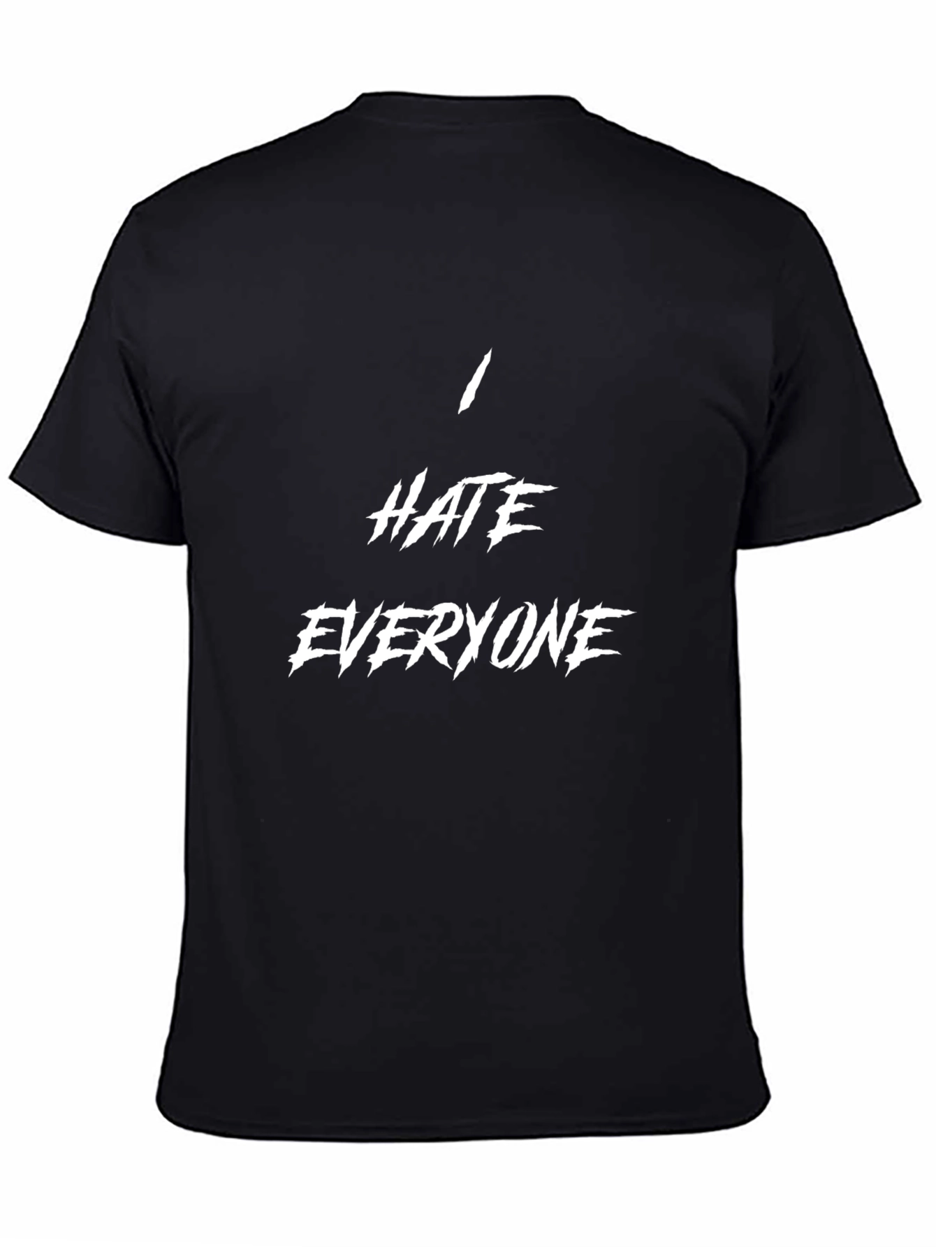 I Hate Everyone Graphic T-Shirt - Black