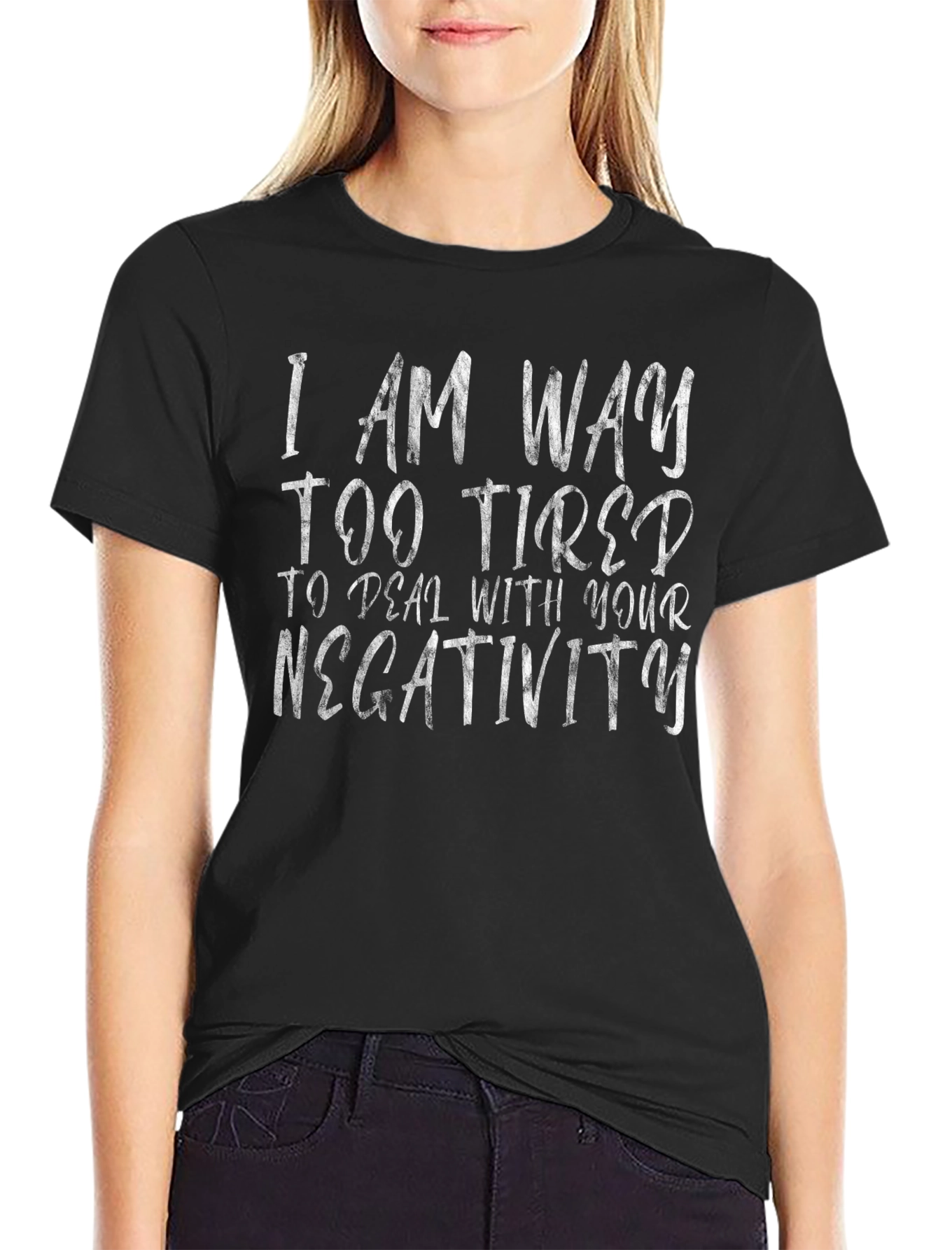 Funny Graphic Tee - Im Too Tired