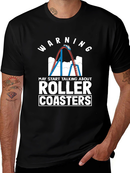 Warning Roller Coasters T-Shirt