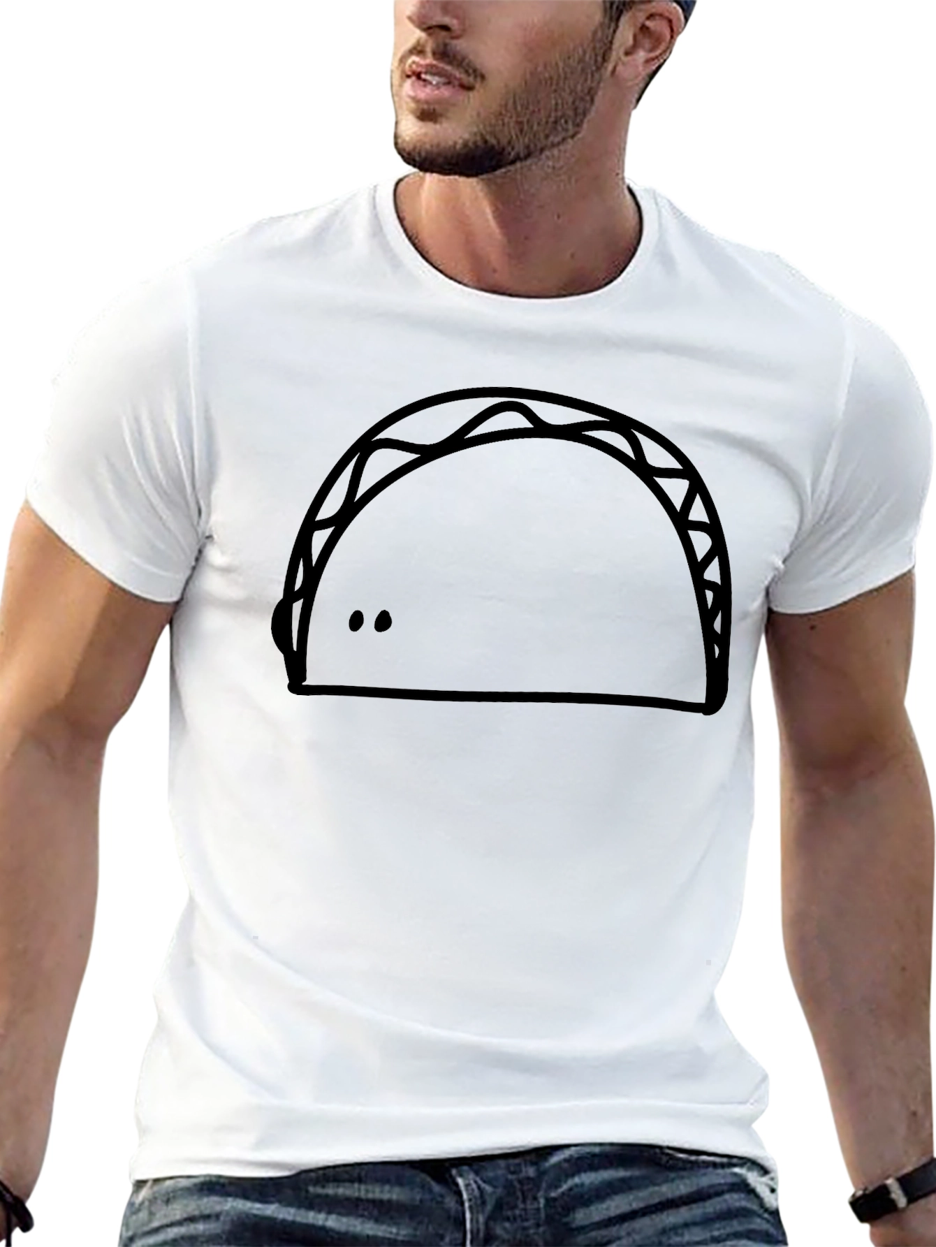 Funny Taco Graphic T-Shirt - Casual Style