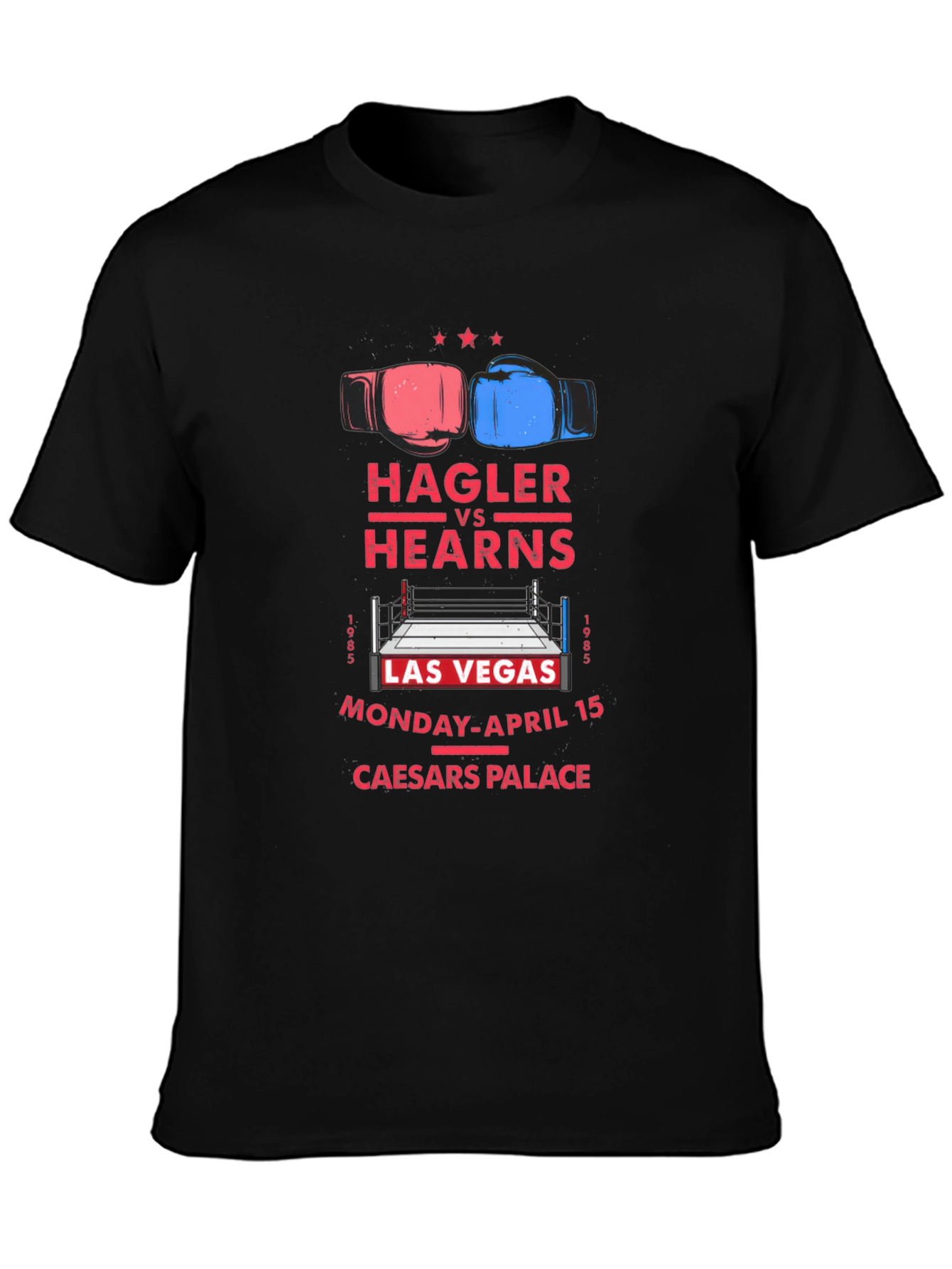 Hagler vs Hearns Boxing Match T-Shirt