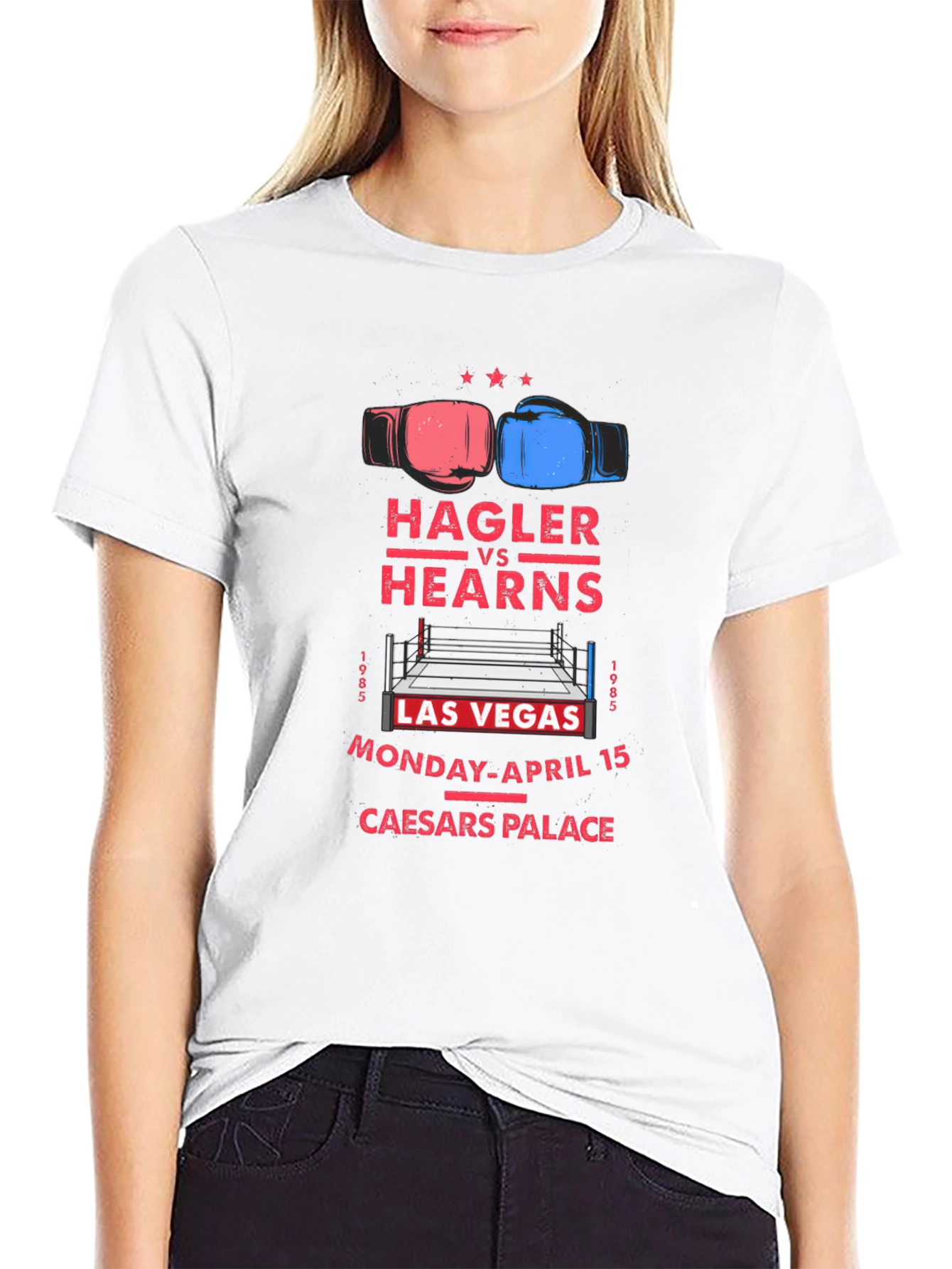 Hagler vs Hearns Boxing Match T-Shirt