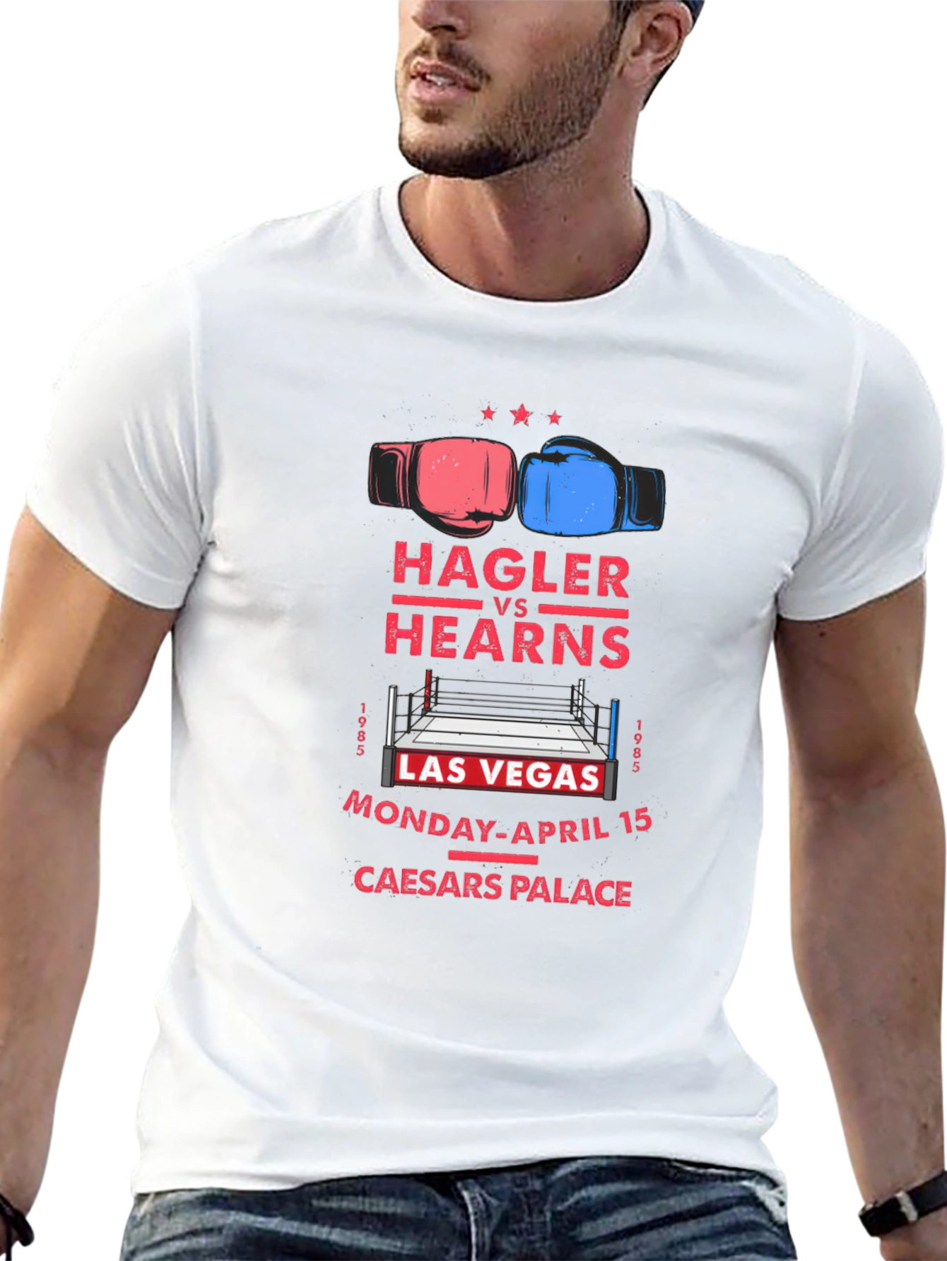 Hagler vs Hearns Boxing Match T-Shirt