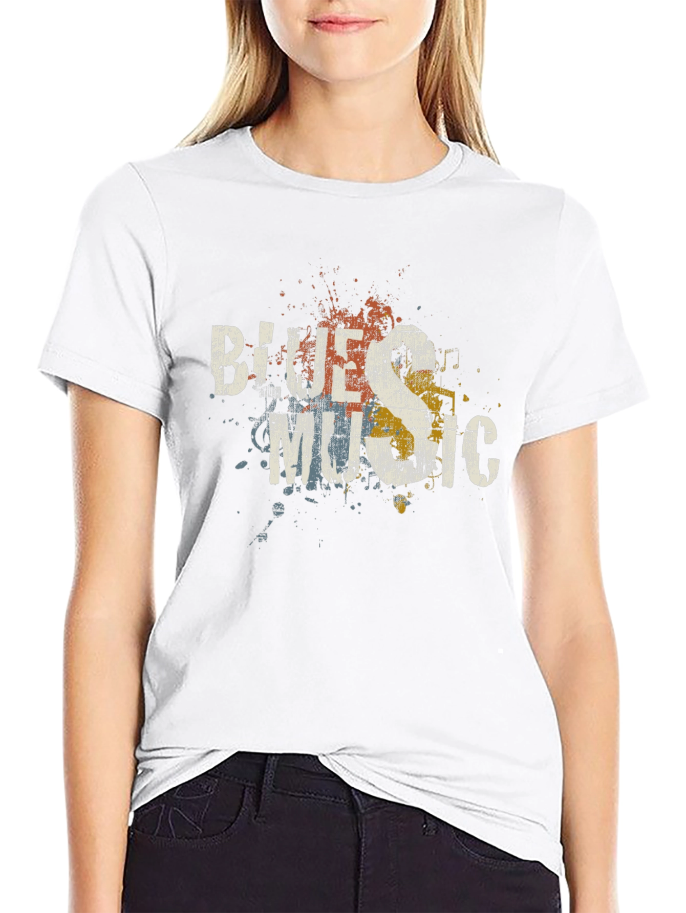 Blues Music Graphic T-Shirt - Stylish Cotton Tee