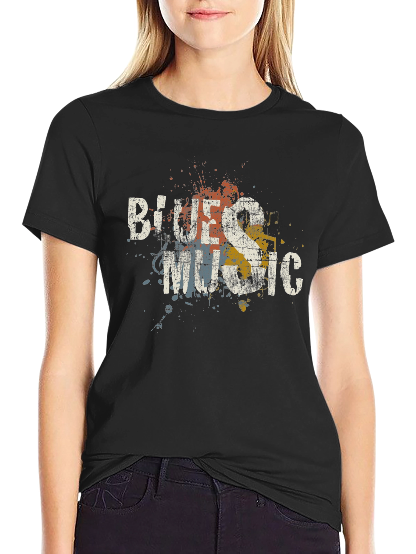 Blues Music Graphic T-Shirt - Stylish Cotton Tee