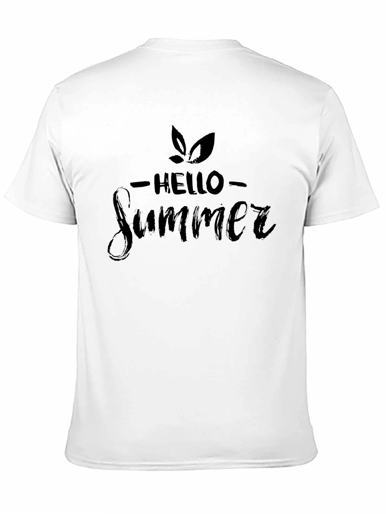Hello Summer Black T-Shirt