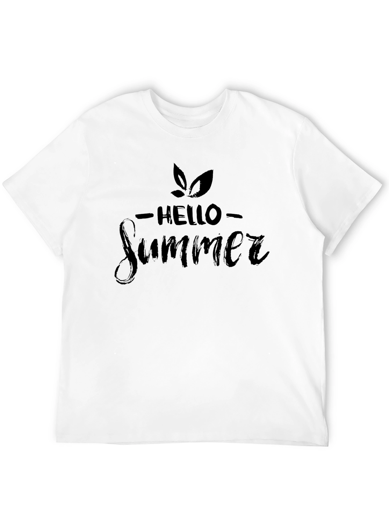 Hello Summer Black T-Shirt
