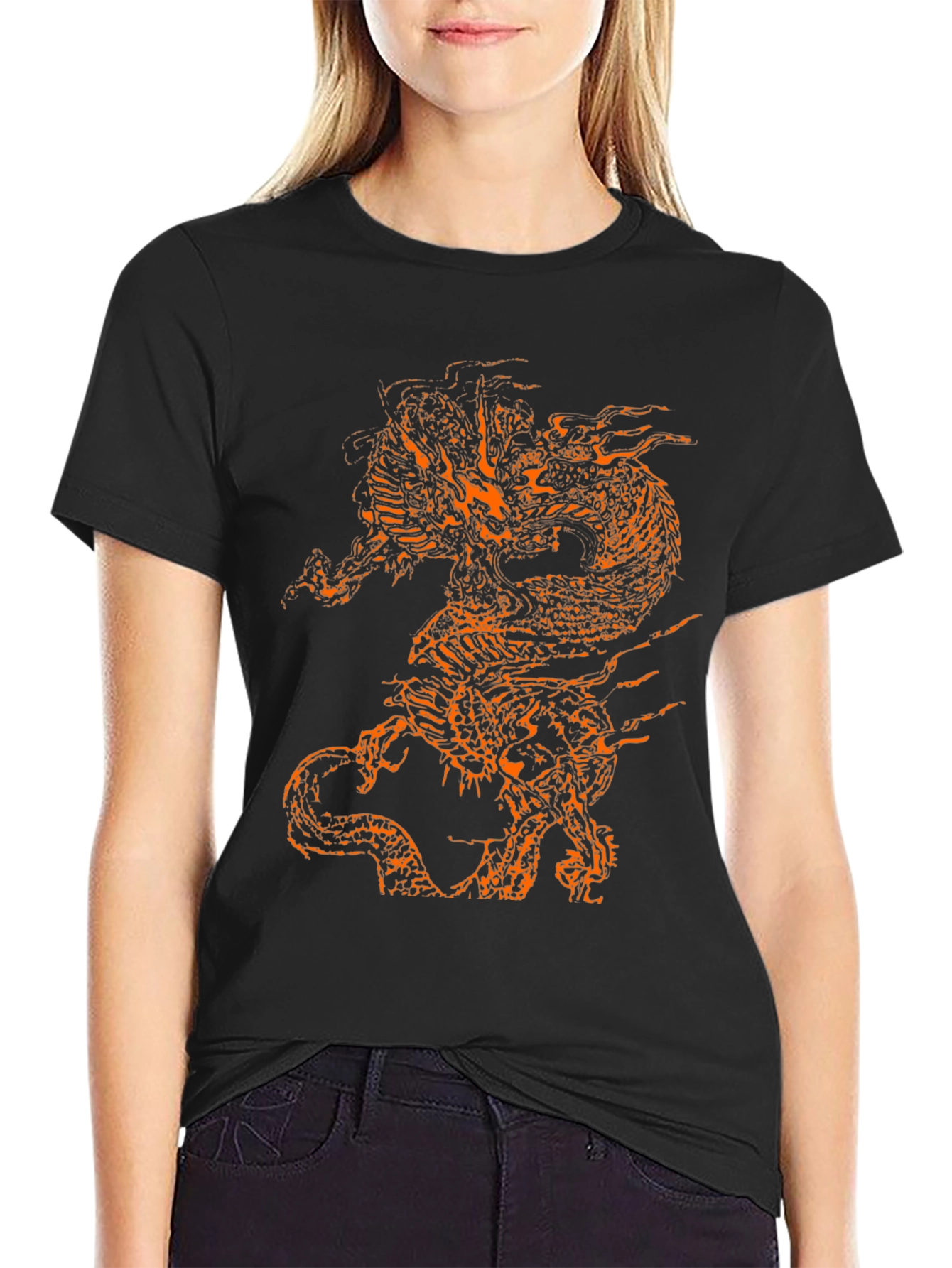 Dragon Graphic Tee - Black T-Shirt