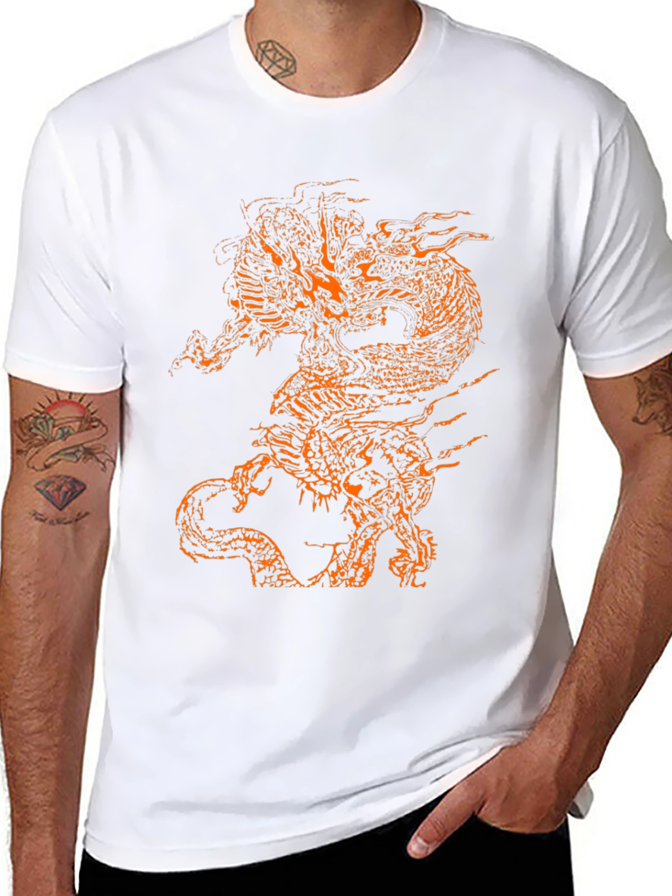Dragon Graphic Tee - Black T-Shirt