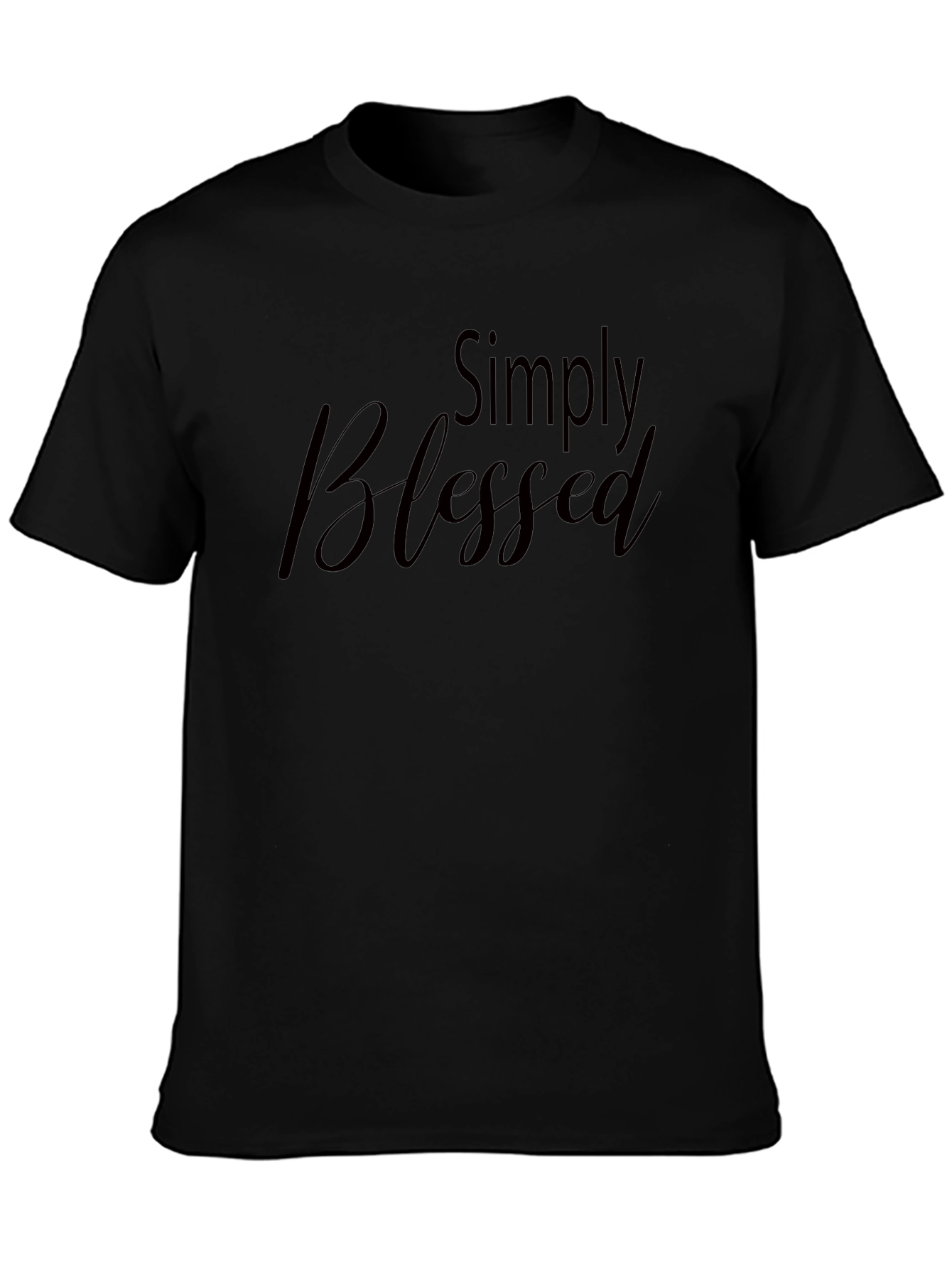 Simply Blessed Black T-Shirt