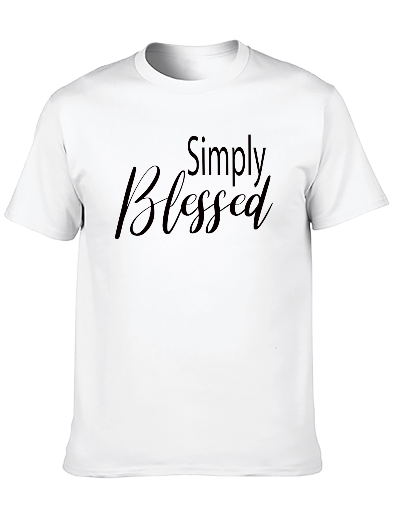 Simply Blessed Black T-Shirt