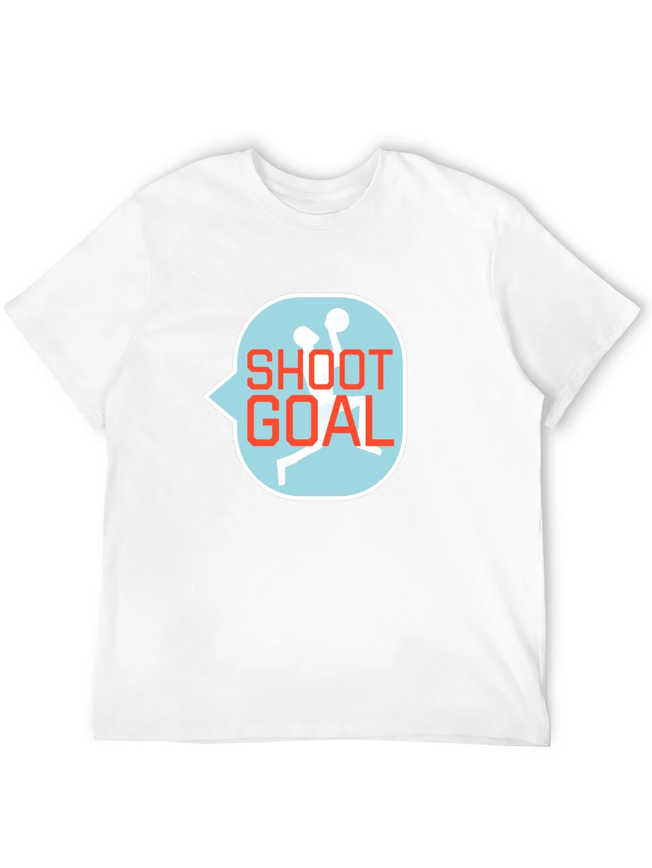 Shoot Goal Graphic Tee - Stylish Black T-Shirt