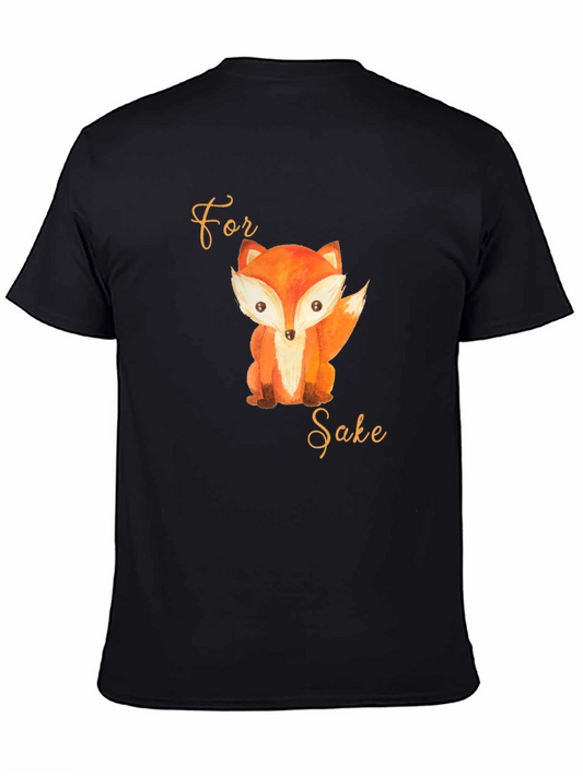 For Fox Sake T-Shirt - Cute Animal Graphic Tee