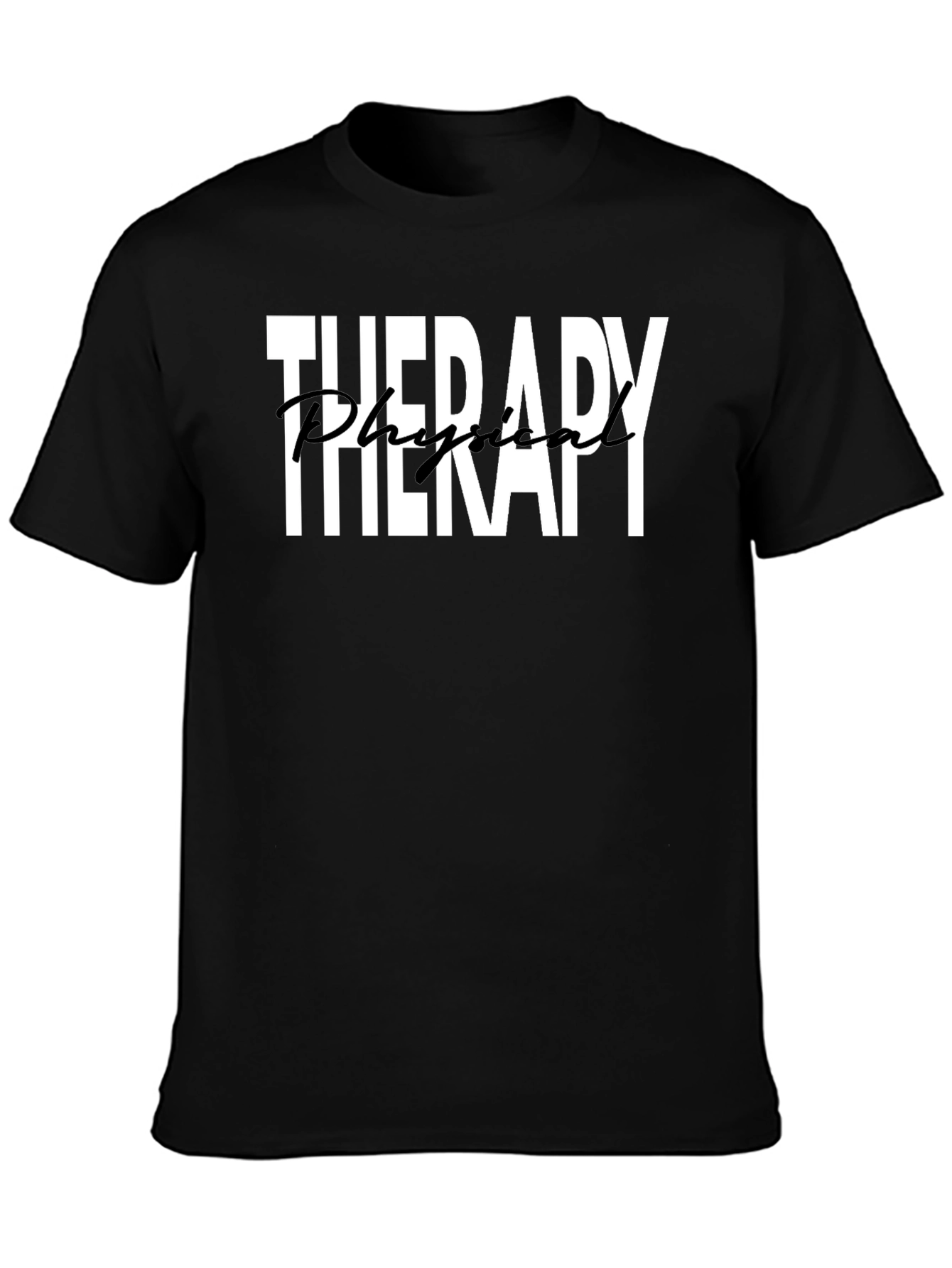 Physical Therapy Shirt - Black Cotton Tee