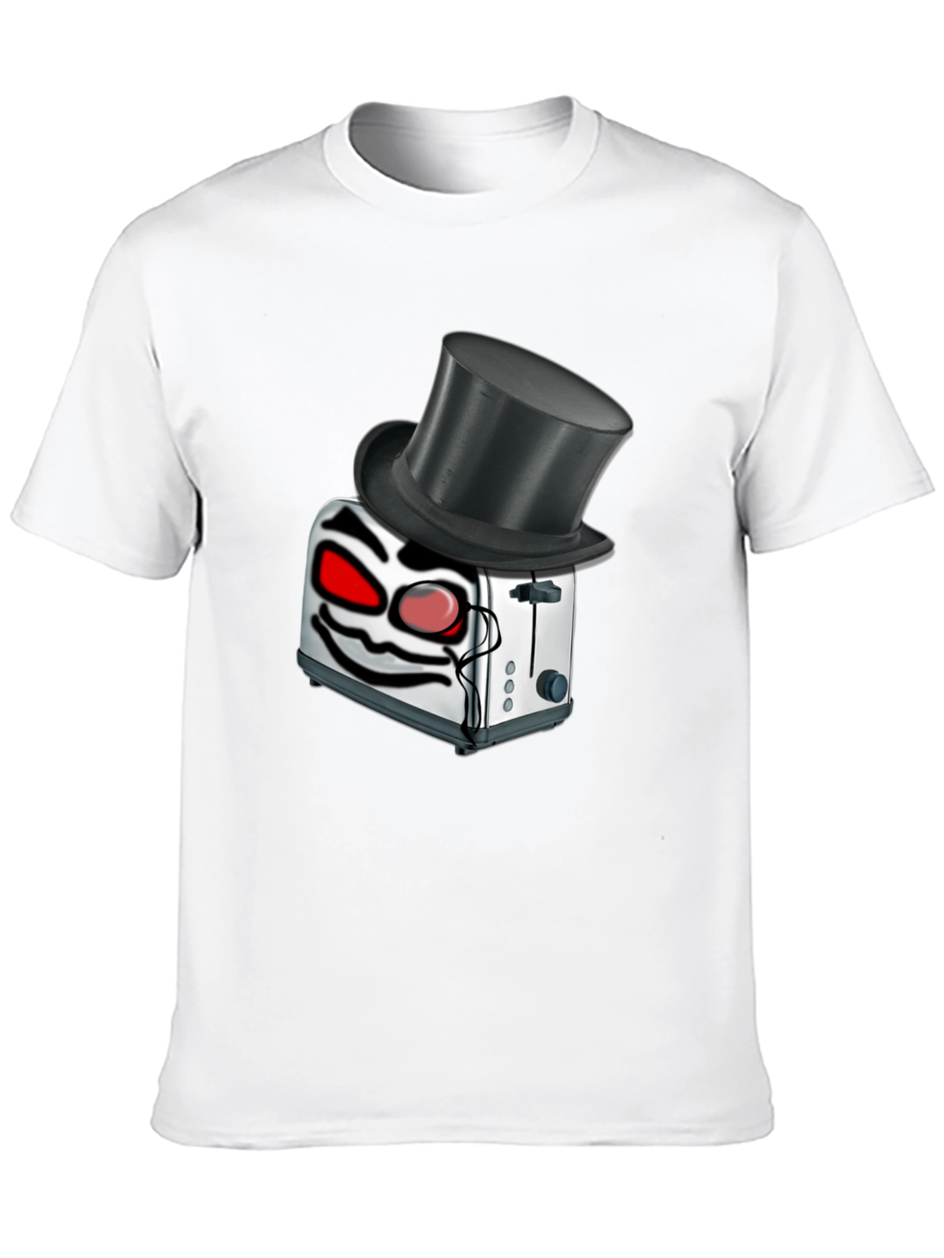 Toaster with Hat Graphic Tee
