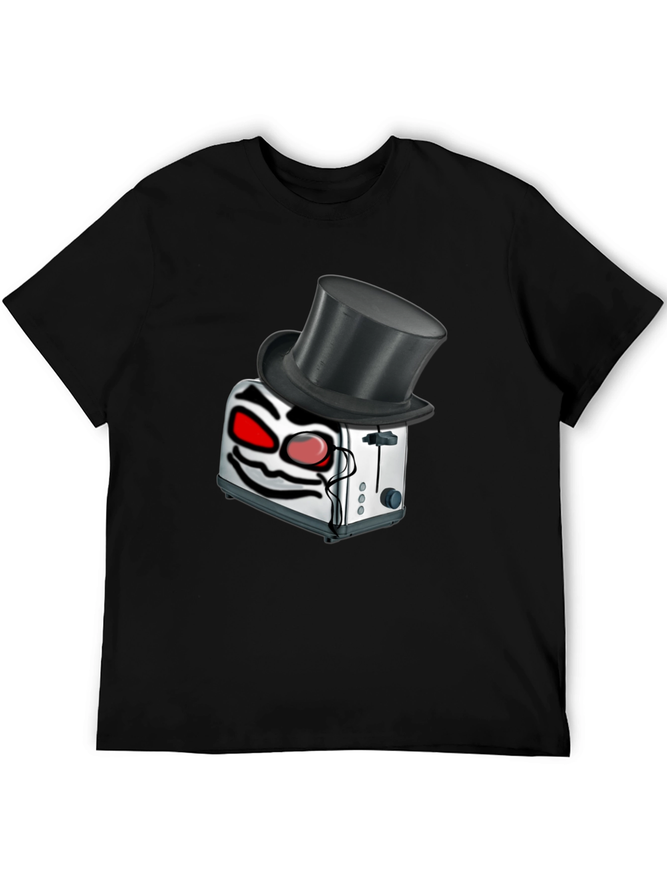 Toaster with Hat Graphic Tee