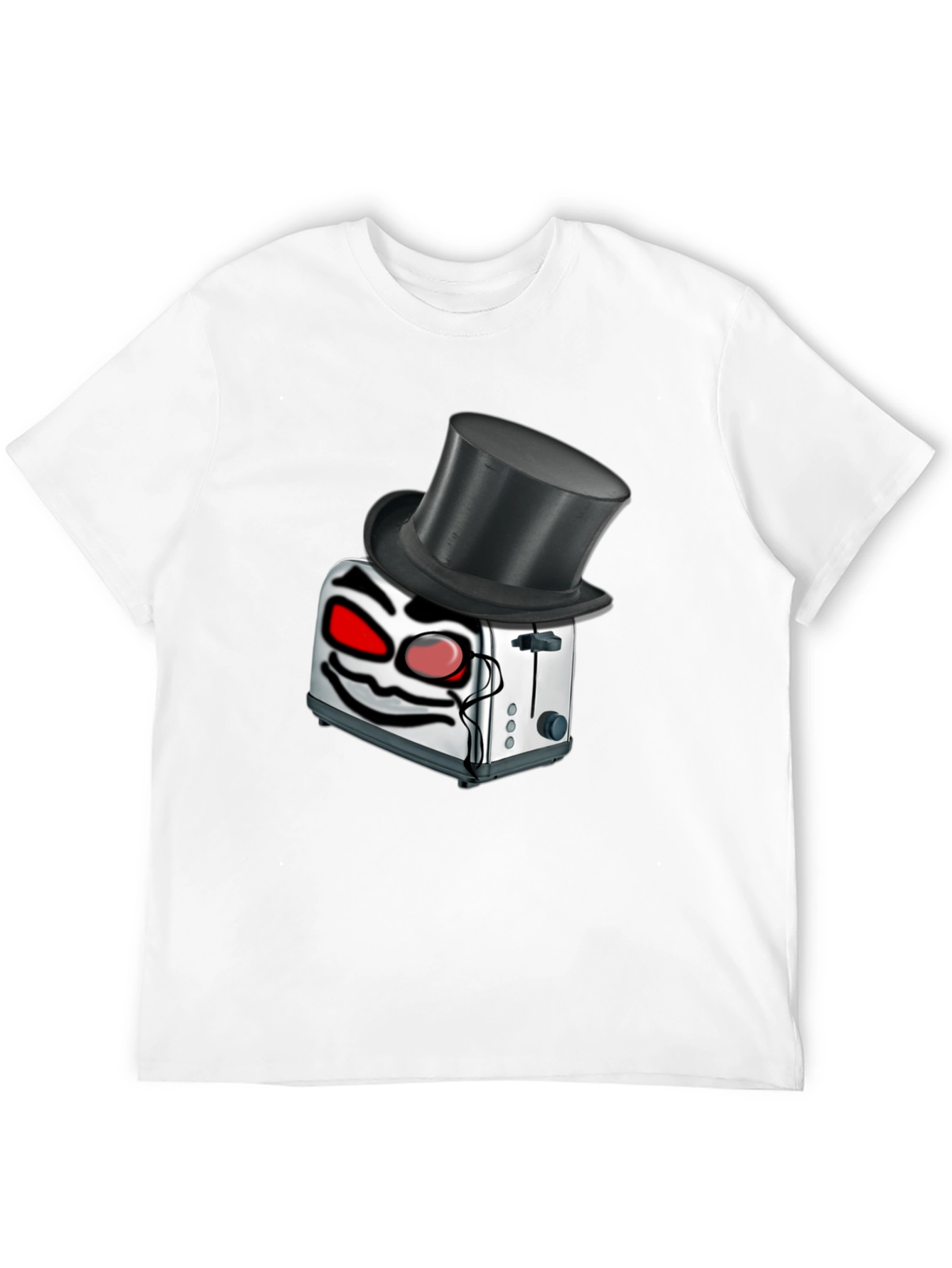 Toaster with Hat Graphic Tee