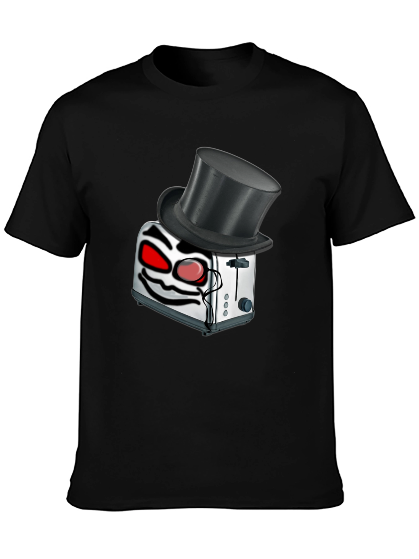 Toaster with Hat Graphic Tee