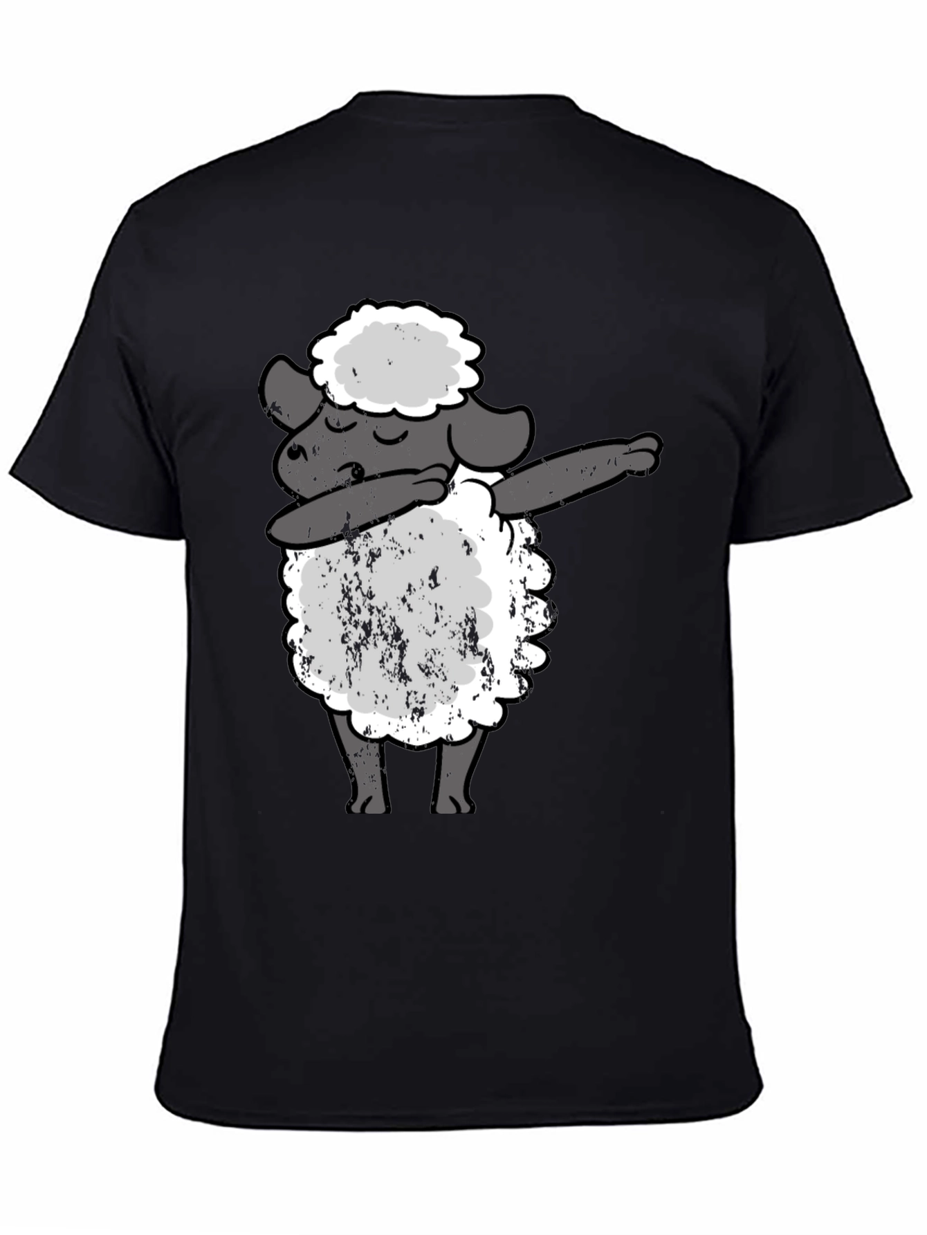 Dabbing Sheep Black T-Shirt - Funny Graphic Tee