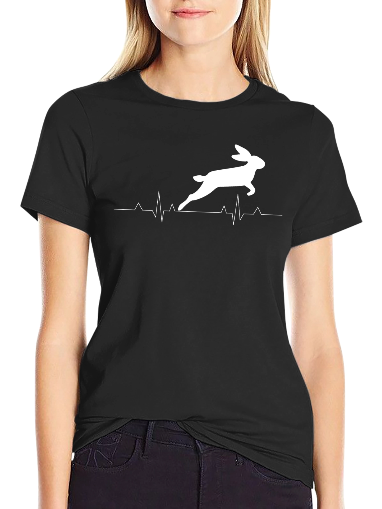 Rabbit Heartbeat Graphic Tee