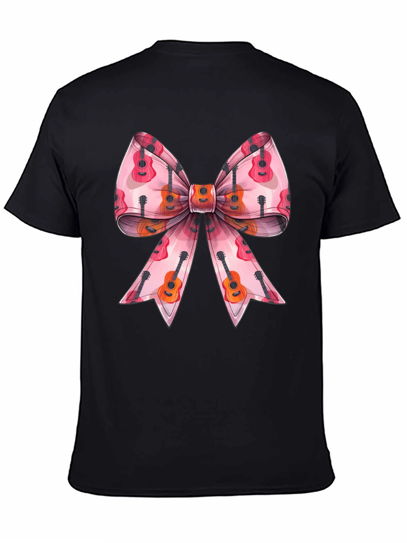 Guitar Bow Graphic Tee - Music Lover Fashion