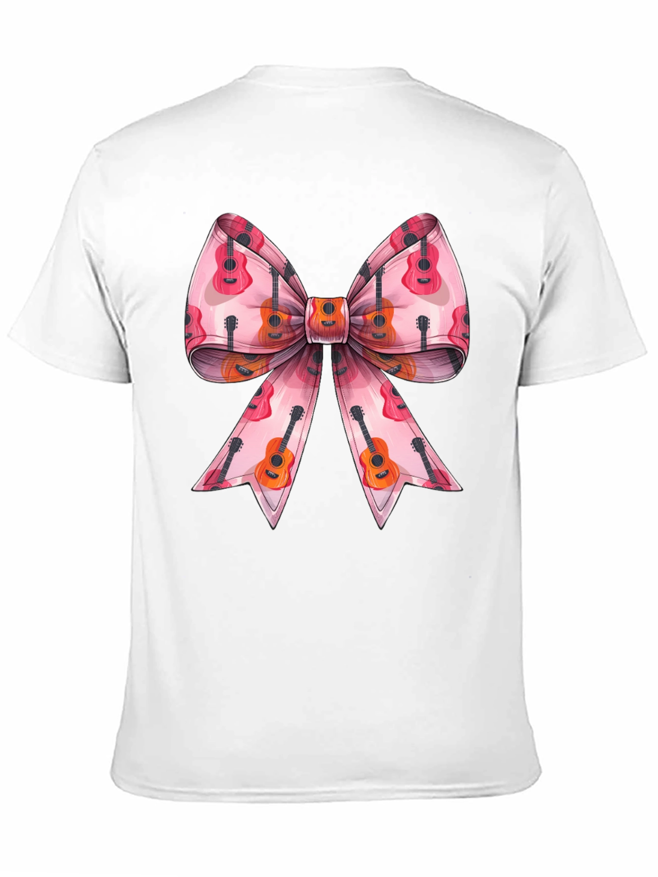 Guitar Bow Graphic Tee - Music Lover Fashion