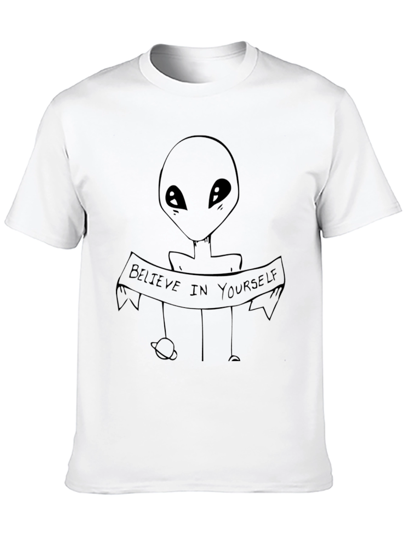 Believe in Yourself Alien Graphic Tee
