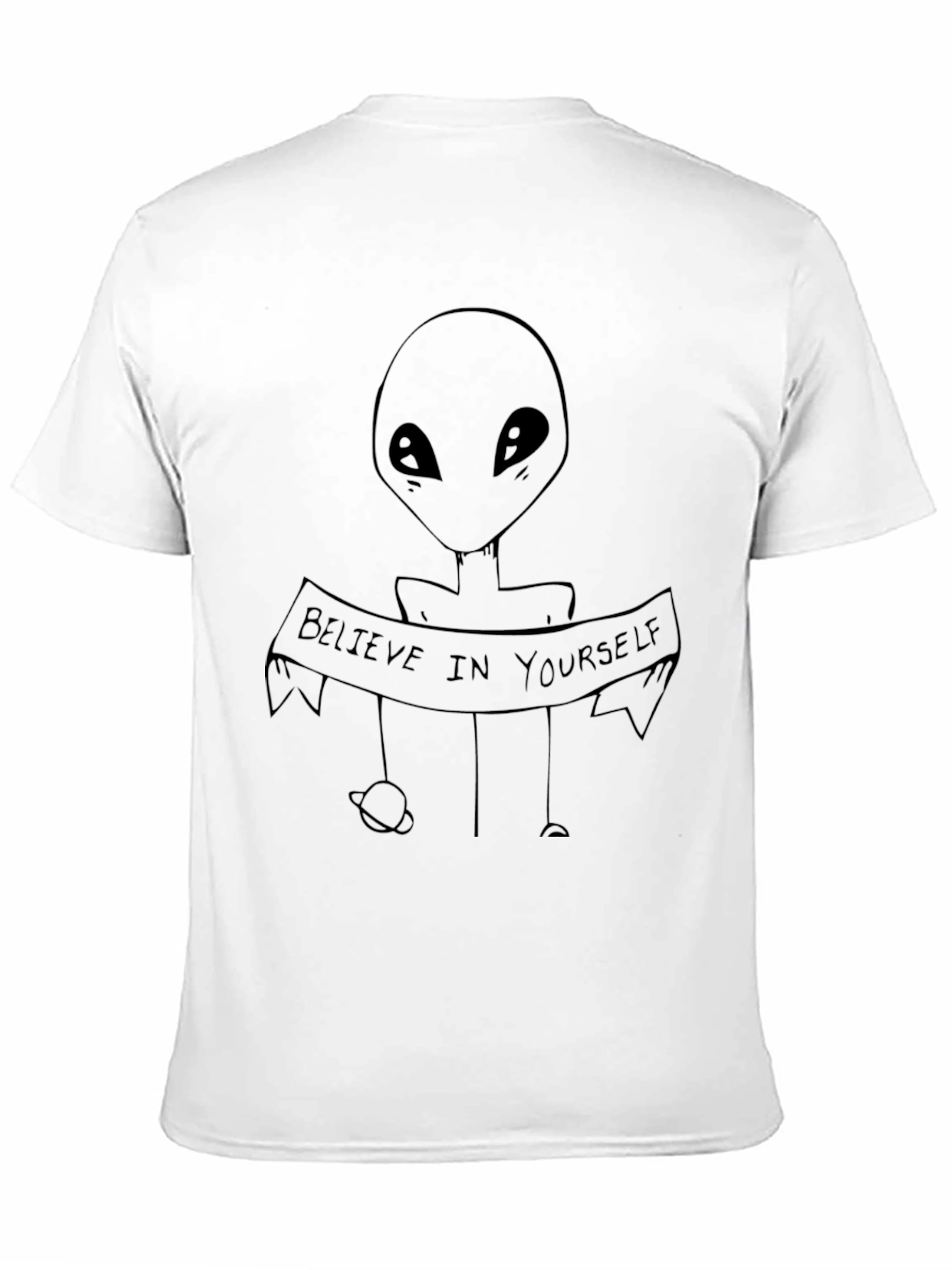 Believe in Yourself Alien Graphic Tee