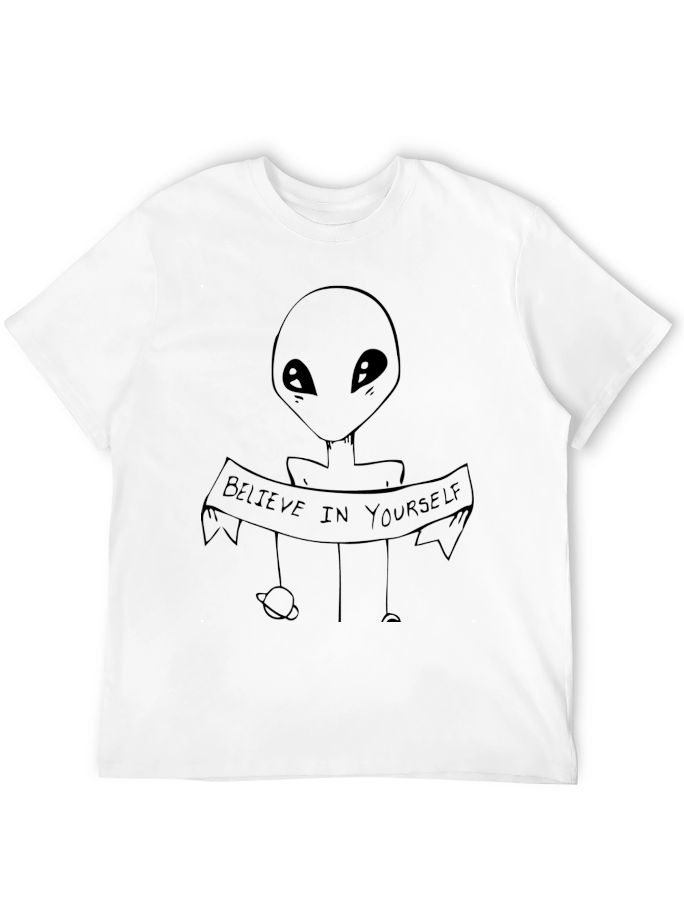 Believe in Yourself Alien Graphic Tee