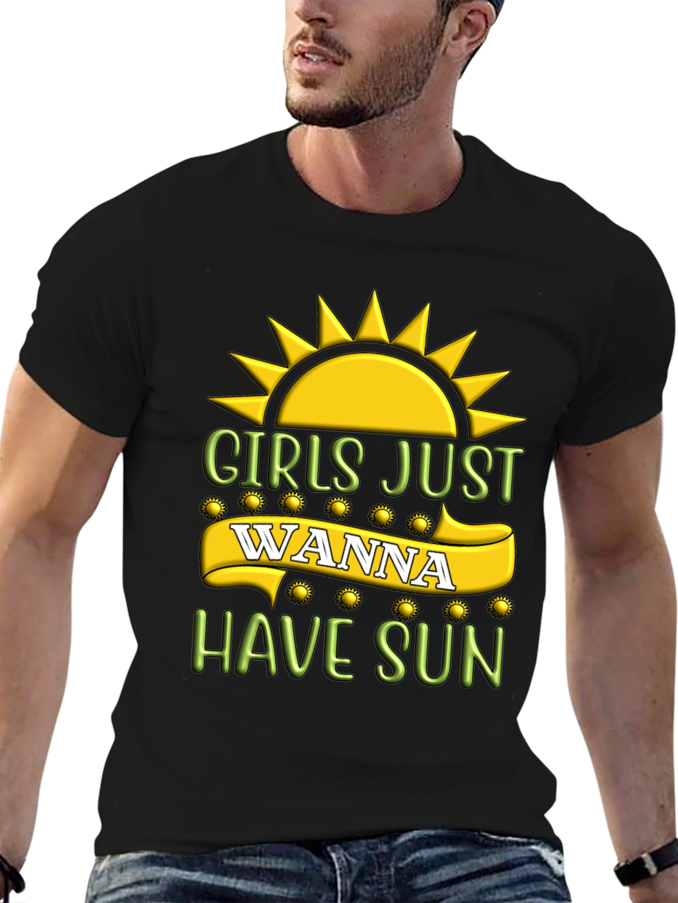Girls Just Wanna Have Sun Graphic Tee