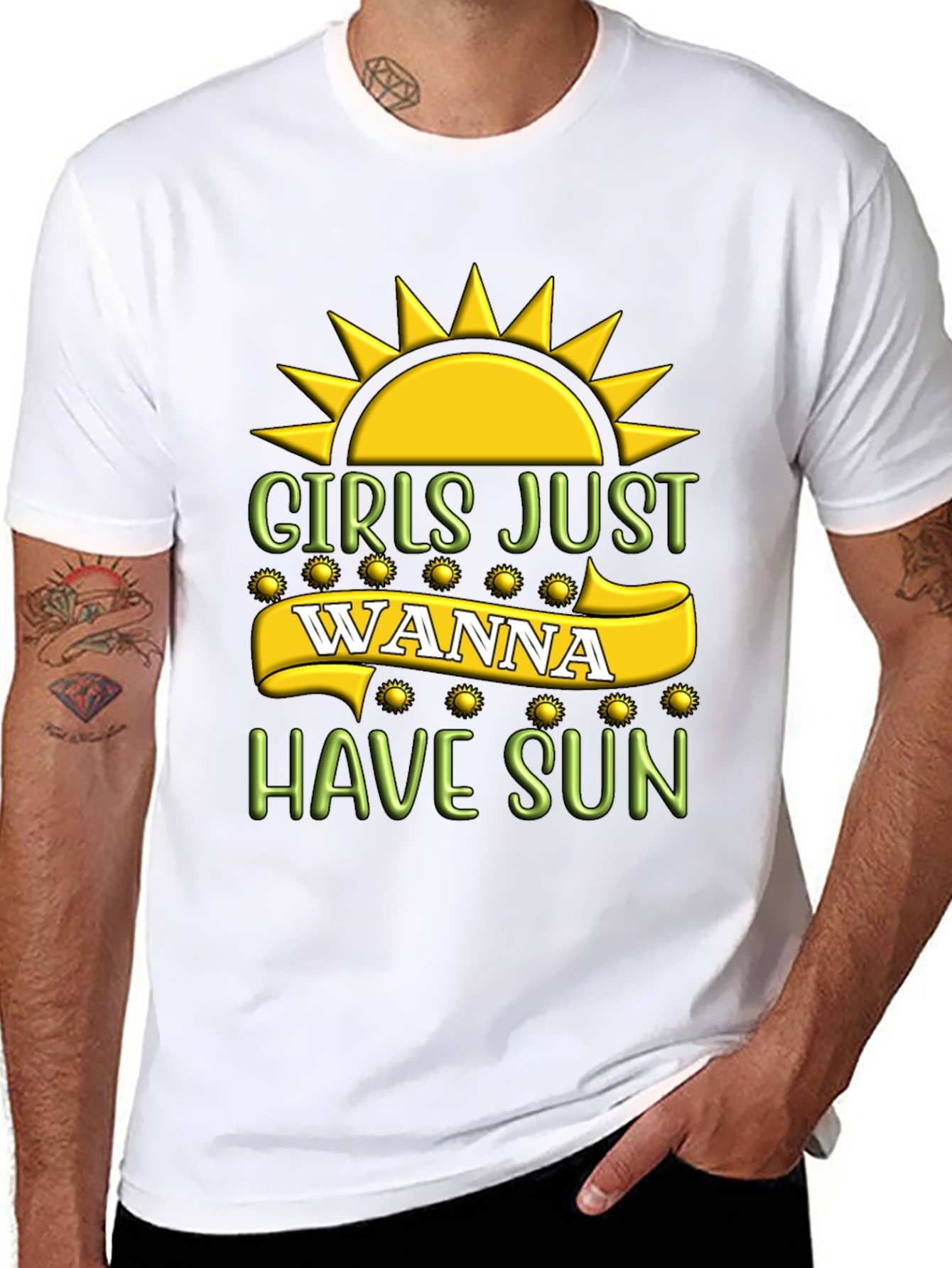 Girls Just Wanna Have Sun Graphic Tee