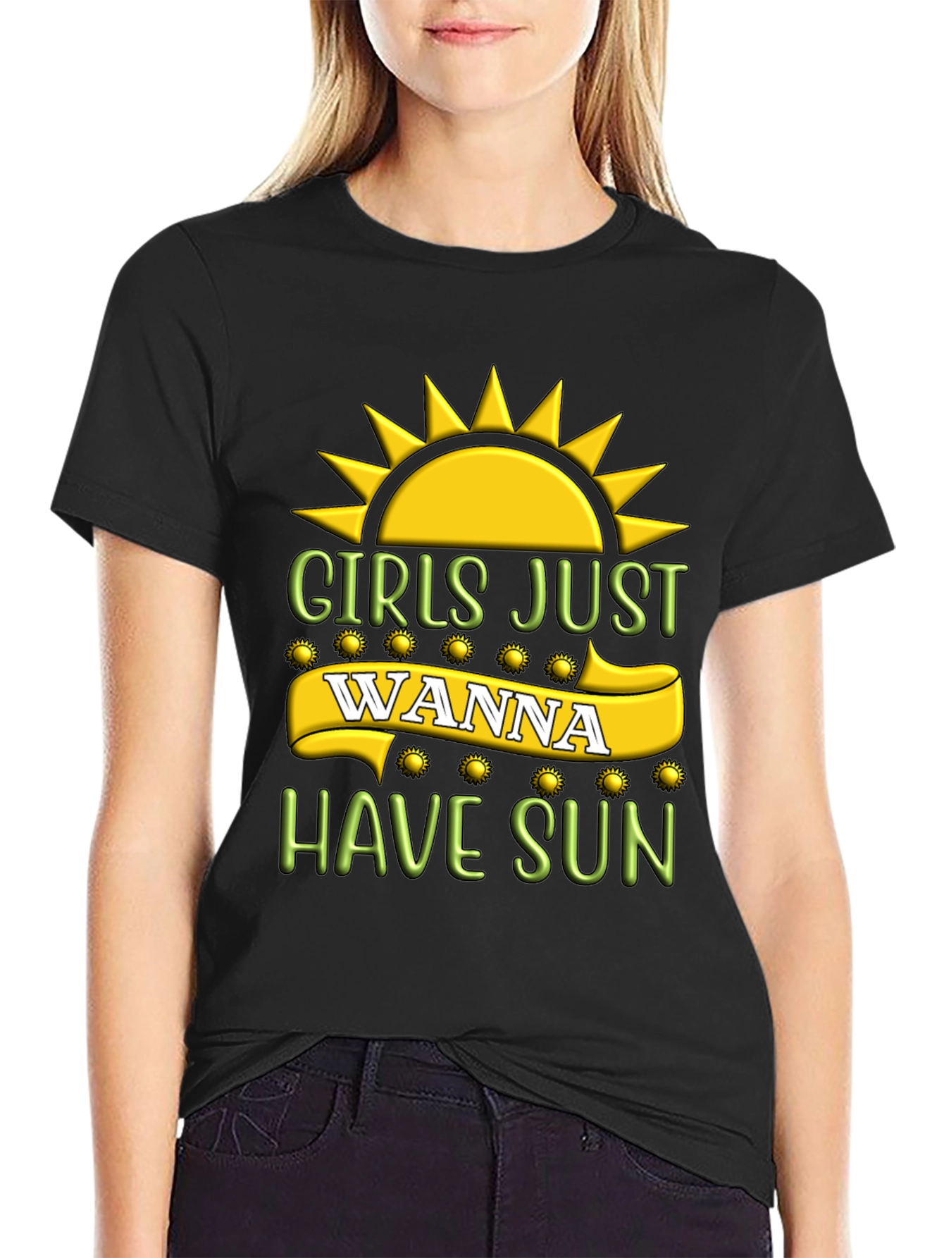 Girls Just Wanna Have Sun Graphic Tee