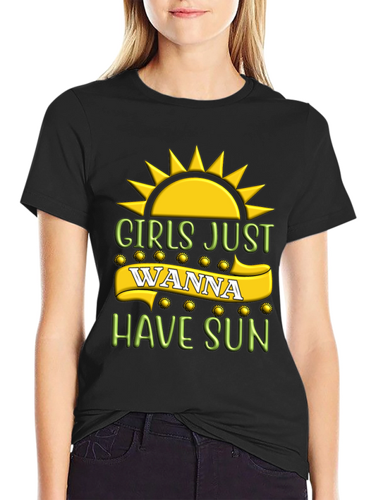 Girls Just Wanna Have Sun Graphic Tee