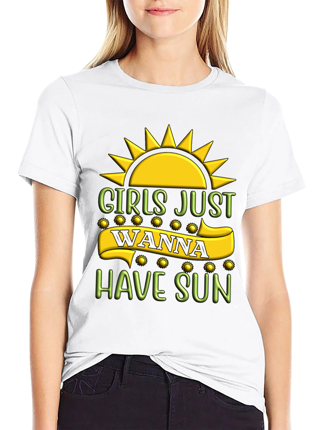 Girls Just Wanna Have Sun Graphic Tee