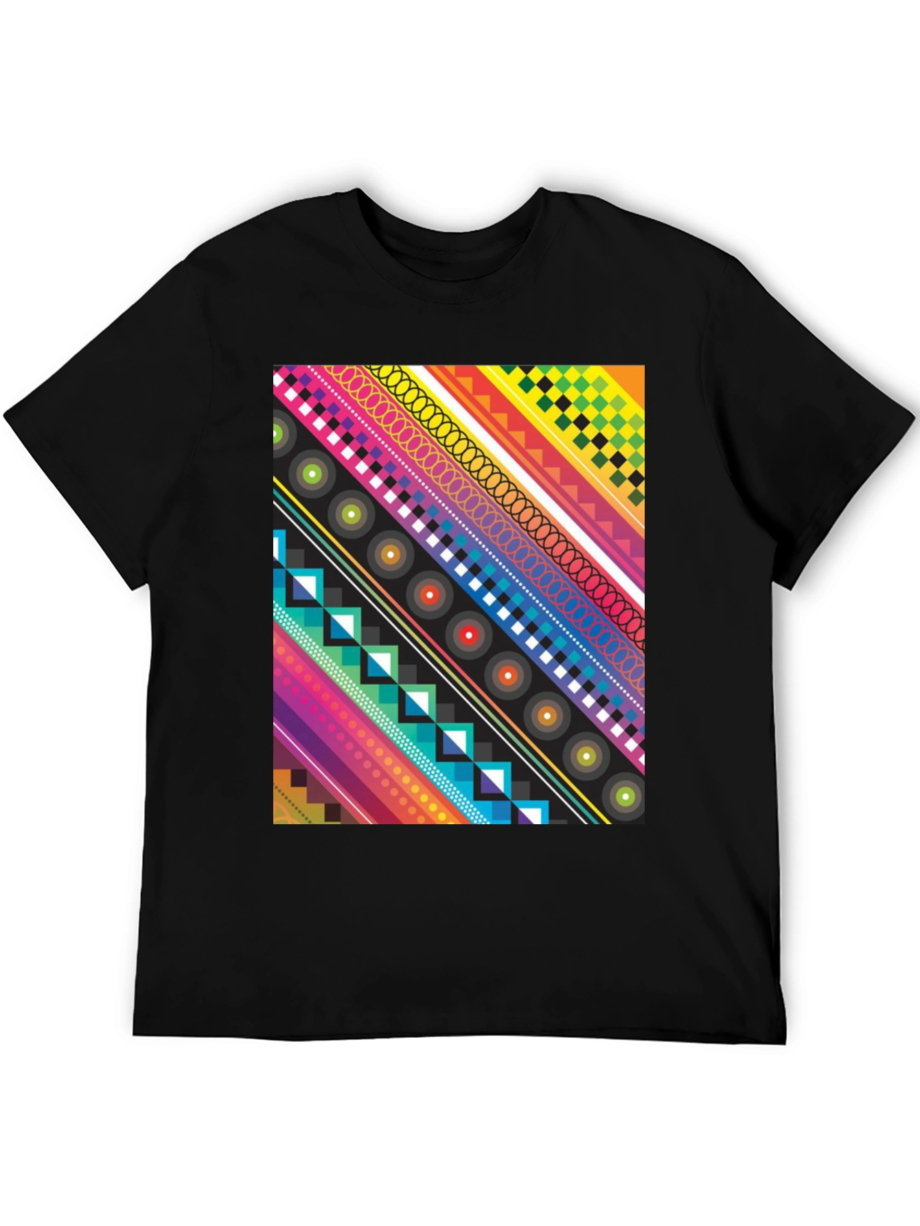 Bold Geometric Pattern Tee