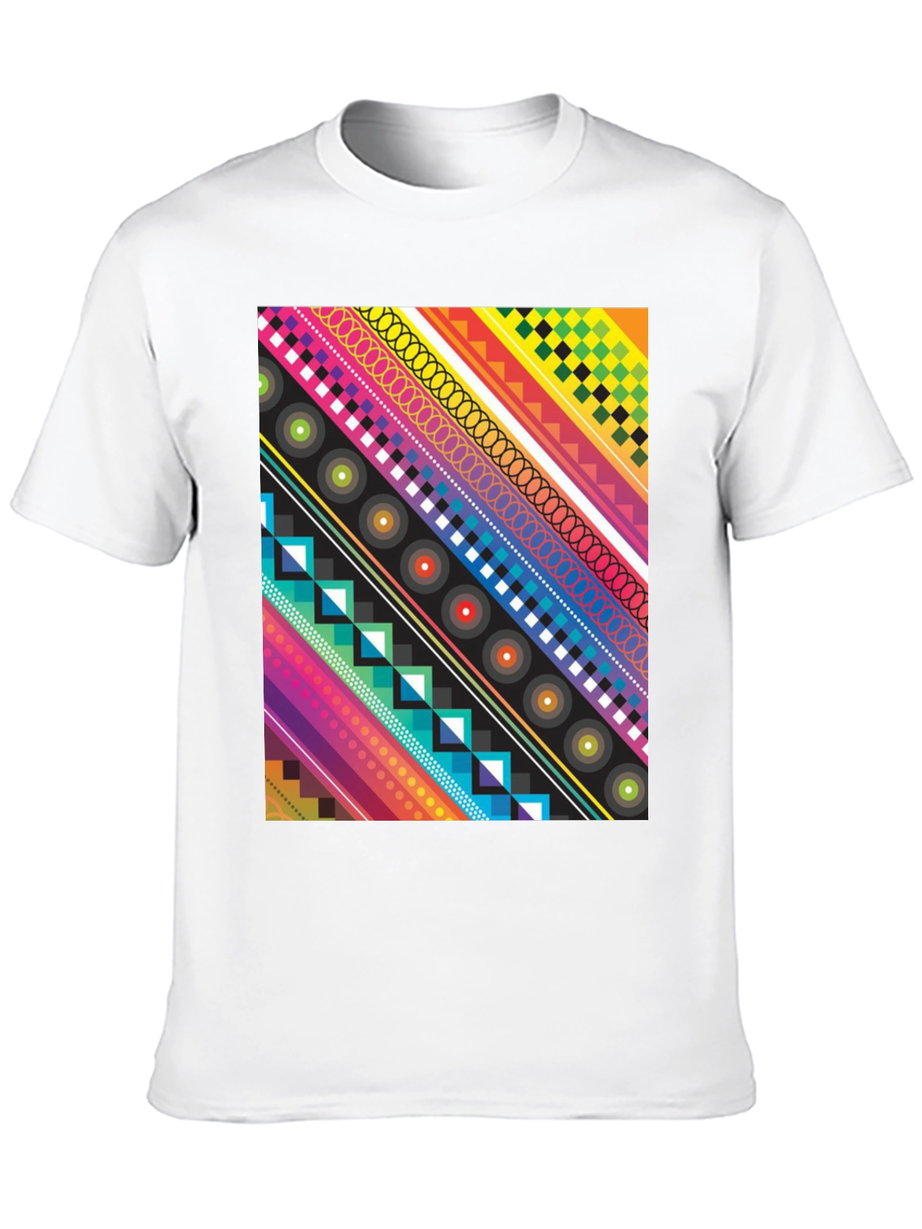 Bold Geometric Pattern Tee